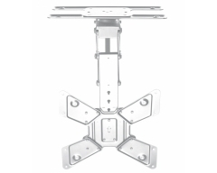 HL46MWL weiß, Motorisierter & klappbarer Deckenhalter für Flachbildschirme