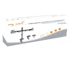 HL50-2L, Vollbeweglicher Tischhalter für 2 Flachbildschirme