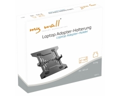 HLA1L, Laptop Adapter-Halterung, Für Laptops: 10"-15,6" (25-40 cm), Belastung: bis 4,5 kg, VESA: 75 / 100