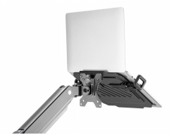 HLA3L, Laptop Adapter-Halter für Monitorbefestigungen, Für Laptops: 12" - 17" (30,5 - 43,2 cm), Belastung: bis 9 kg