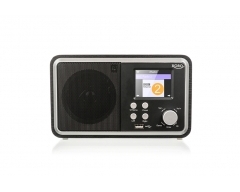 HMT 300 V2 schwarz, WLAN-Internet Radio mit Bluetooth und Spotify, Wecker, Wetter Station, USB, UPnP, Musik Streaming