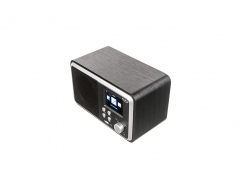 HMT 300 V2 schwarz, WLAN-Internet Radio mit Bluetooth und Spotify, Wecker, Wetter Station, USB, UPnP, Musik Streaming