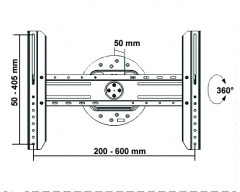 HP16-3L, für Bildschirme 37" - 70" (94 - 178 cm), Belastung bis 50 kg