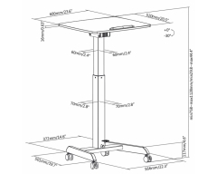 HT2L, Mobile Workstation mit Fußpedal