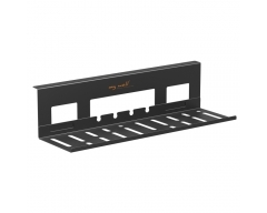 HZ48L, Kabelmanagement für den Schreibtisch, Zur Montage unter dem Tisch, offenes Design, 400 x 140 x 100 mm