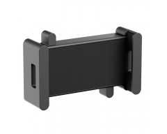 HZ51L schwarz, Tablet Adapter-Halter für Monitorbefestigungen, für die meisten 4,7" - 15" Telefone und Tablets (11,9 - 38 cm)