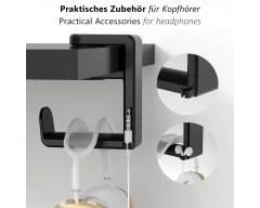 HZ55L, Universal Haken mit Klemmbefestigung, Universell einsetzbar, Klemmbereich 10 - 42 mm, Belastung 1 kg