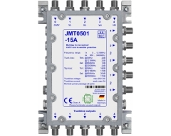 JMT0501-15A, Mehrfachabzweiger, 5 Stammleitungen (passiv), 1 Abzweiggruppe -15dB