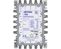 JMT0502-15A, Mehrfachabzweiger, 5 Stammleitungen (passiv), 2 Abzweiggruppen -15dB