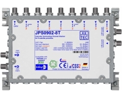 JPS0902-8T, Gen.2 Einkabelumsetzer für 2 (4) Satelliten, a²CSS2 9 Stammleitungen (passiv), Stämme terminiert,2x Ausgang