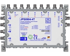 JPS0904-4T, Einkabelumsetzer für 2 (4) Satelliten, a²CSS 9 Stammleitungen (passiv), Stämme terminiert,4x Ausgang