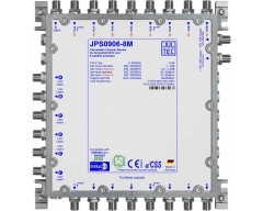 JPS0906-8M, Einkabelumsetzer für 2 (4) Satelliten, a²CSS 9 Stammleitungen (passiv), Sat kaskadierbar,6x Ausgang