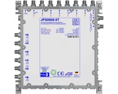 JPS0906-8T, Einkabelumsetzer für 2 (4) Satelliten, a²CSS 9 Stammleitungen (passiv), Stämme terminiert,6x Ausgang