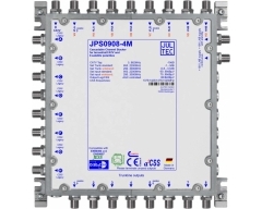 JPS0908-4M, Einkabelumsetzer für 2 (4) Satelliten, a²CSS 9 Stammleitungen (passiv), Sat kaskadierbar,8x Ausgang