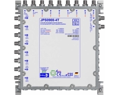 JPS0908-4T, Einkabelumsetzer für 2 (4) Satelliten, a²CSS 9 Stammleitungen (terminiert), Sat kaskadierbar,8x Ausgang