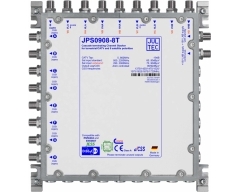 JPS0908-8T, Einkabelumsetzer für 2 (4) Satelliten, a²CSS 9 Stammleitungen (passiv), Sat kaskadierbar,8x Ausgang