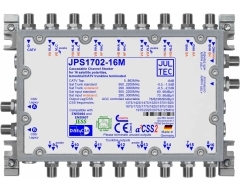 JPS1702-16M, Einkabelumsetzer für 4 (8) Satelliten, a²CSS2  17 Stammleitungen (passiv), Sat kaskadierbar,2x Ausgang