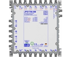 JPS1706-8M, Einkabelumsetzer für 4 (8) Satelliten, a²CSS 17 Stammleitungen (passiv), Terrestrik terminiert,6x Ausgang