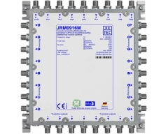 JRM0916M, Multischalter für 2 Satelliten9 Stammleitungen (passiv), Terrestrik terminiert, LNB und Multischalter komplett receive