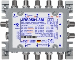 JRS0501-8M, Einkabelumsetzer für 1 (2) Satelliten, a²CSS25 Stammleitungen (passiv), Sat kaskadierbar,LNB und Einkabel-Multischal