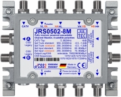 JRS0502-8M, Einkabelumsetzer für 1 (2) Satelliten, a²CSS25 Stammleitungen (passiv), Sat kaskadierbar,LNB und Einkabelmultischalt