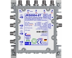 JRS0504-8T, Einkabelumsetzer für 1 (2) Satelliten, a²CSS25 Stammleitungen (passiv), Stämme terminiert,LNB und Einkabelmultischal