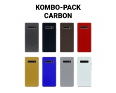 Kombo Pack - Dekorfolien Carbon je 1 Stk. pro Farbe (8 Farben), Gr. S, Pack á 8 Stk.