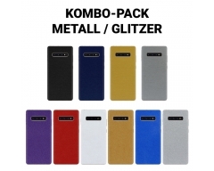 Kombo Pack - Dekorfolien Metalloptik je 1 Stk. pro Farbe (10 Farben), Gr. S, Pack á 10 Stk.