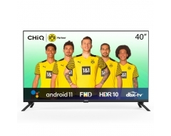CHiQ 40G7LX, FHD,Frameless Design, Android , HDR10, 8-Bit Panel,  DVB-T2/C/S2, Netflix, Youtube, Amazon Prime Video, Maxxdome, L
