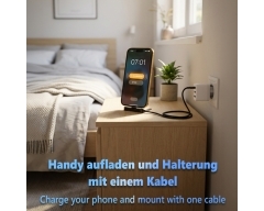 MH5L, 2-in-1 USB C Ladekabel und Ständer