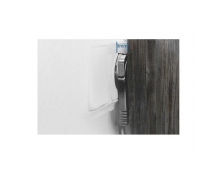 NV58-3L schwarz, 3,0m 5-fach Flach-Schutzkontakt-Steckdosen-Leiste mit 2 USB-Ladebuchsen