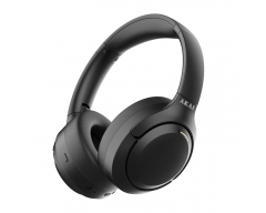 AKAI BTH-P300HANC, Hybrid ANC Bluetooth Over-Ear Kopfhörer mit 21 Stunden Akkulaufzeit und faltbarem Design