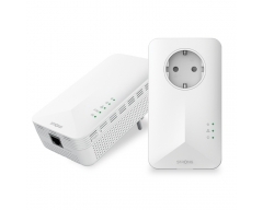 POWERLINE WIFI 1000 KIT, 2x WiFI/Powerline 1000 Adapter|  HomePlug AV2 mit bis zu 1000 Mbit/s. | Verstärtkt und erweiter