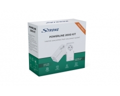 POWERLINE 2000 KIT, 2x Powerline Adapter HomePlug AV2 mit bis zu 2000 Mbit/s. 1x Gigabit Ethernet Port