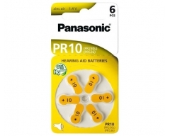 PANASONIC Zinc-Air PR10 (PR230/PR536) BL6 (Hearing Aid)