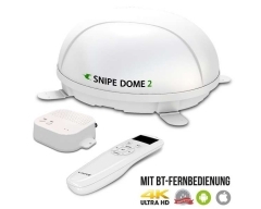 Selfsat Snipe Dome 2 Single Vollautomatische Sat Antenne (für 1 Teilnehmer, mit BT Fernbedienung)