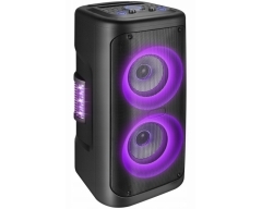 Opticum RED SOUND X3 Partybox, Laser-Beleuchtung, 40Watt, Karaoke, 6,5"