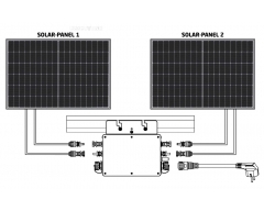 BKW-800S ECOLOGIC, Zehnder komplett Balkonkraftwerk, (keine Halterung)