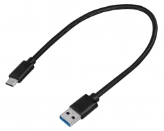 C530-0,3L, Verbindungskabel USB Typ C Stecker - USB 3.1 Typ A Stecker, USB 3.1 Gen 1, 0,3 m