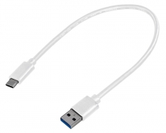 C530-0,3WL, Verbindungskabel USB Typ C Stecker - USB 3.1 Typ A Stecker, USB 3.1 Gen 1, 0,3 m