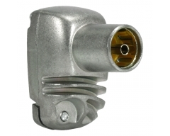 Televes KKW2000N, IEC-Winkelkupplung geschraubt, Class A+ Universal: Ø 5...7.5 mm
