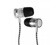 SM01, METALPRO silber, Bluetooth-Ohrhörer, Mikrofon, Hinweis: vor Gebrauch 3-4h aufladen