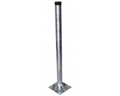 Stahl-Standfuß, 1,0m, Rohr Ø 60mm, verstrebt