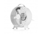 RINGO (Tischventilator) Weiß, Elegantes Retrodesign , Ausführung aus Metall , Durchmesser: 6 cm , 2 Ges
