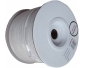 AC 85-100S, Mini-Koaxialkabel mit Metermarkierung, PVC-Mantel weiß, 100m Spule, Preis incl. CU