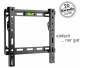 HEG1L, TV Wandhalterung, 13" - 43" (33 - 109 cm), Belastung bis 45 kg, Wandabstand 22mm, offenes Design