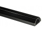HZ3-1,1L schwarz, 1,1m Kabelkanal aus Aluminium, 33 mm. 2-teilig