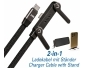 MH5L, 2-in-1 USB C Ladekabel und Ständer