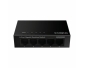 Gigabit LAN Switch; 5 Ports; LED-Statusleuchten; Metall